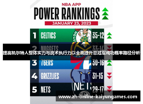 提高凯尔特人整体实力与战术执行力以全面提升总冠军成功概率路径分析